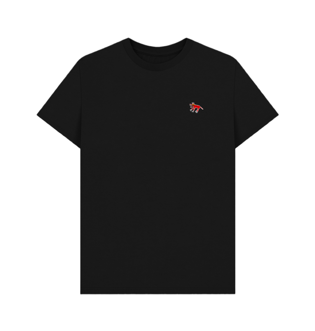 "MORE" MEN'S BLACK TEE (REVERSE GRAPHIC)