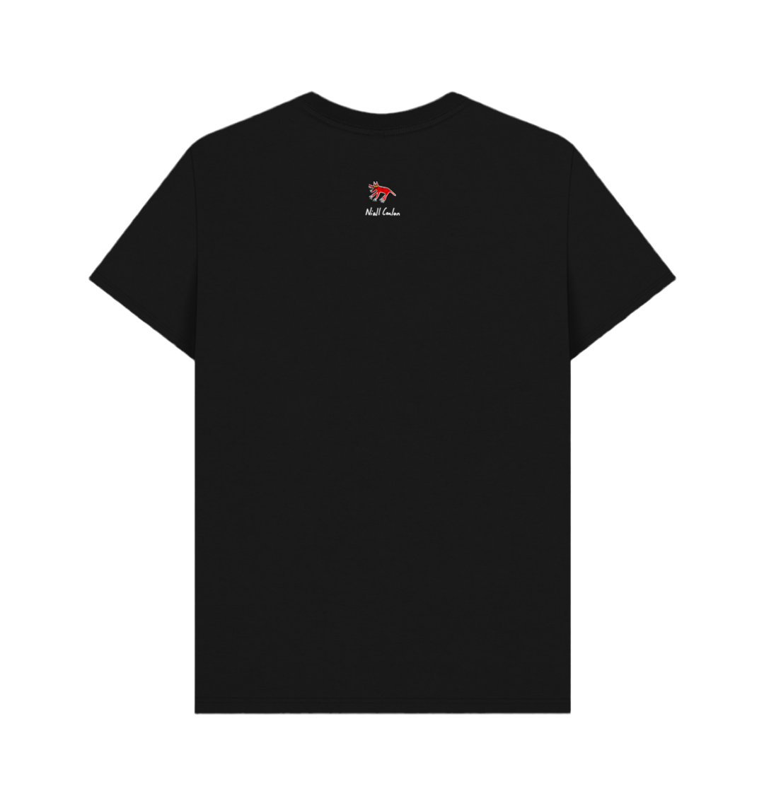 "MORE" MEN'S BLACK TEE (FRONTAL GRAPHIC)