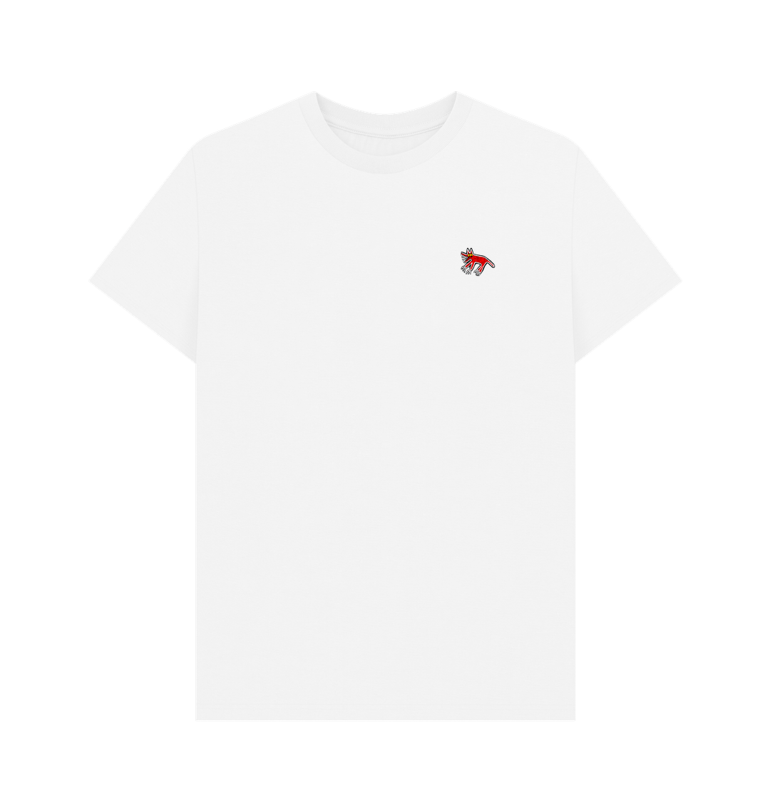 White \"MORE\" MEN'S WHITE TEE (REVERSE GRAPHIC)